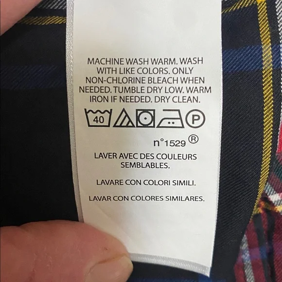 Polo Ralph Lauren Girls Tartan Plaid Long Sleeved Belted Shirt Dress - Picture 8 of 8